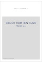 BIBLIOTHEQUE D HUMANISME T 10