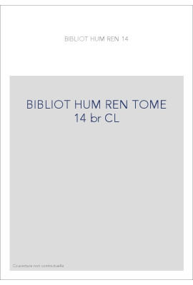 BIBLIOTHEQUE D HUMANISME T 14