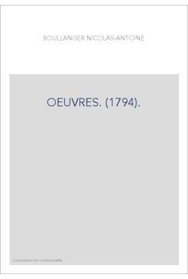 OEUVRES. (1794).