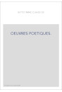OEUVRES POETIQUES.