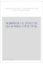 LE CAHIER DES POETES. NUMEROS 1-5. (TOUT CE QUI A PARU). (1912-1914).