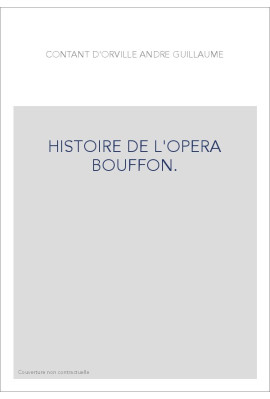 HISTOIRE DE L'OPERA BOUFFON.