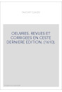 OEUVRES. REVUES ET CORRIGEES EN CESTE DERNIERE EDITION. (1610).