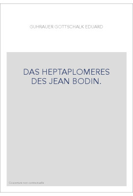 DAS HEPTAPLOMERES DES JEAN BODIN.