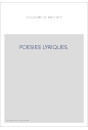 POESIES LYRIQUES.