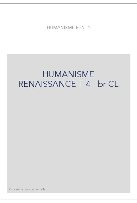 HUMANISME RENAISSANCE T 4