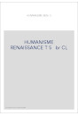 HUMANISME RENAISSANCE T 5