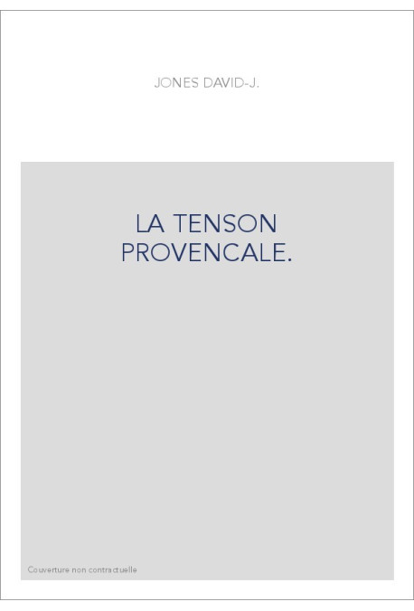 LA TENSON PROVENCALE.