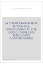 LA CHAIRE FRANCAISE AU MOYEN AGE, SPECIALEMENT AU XIIIE SIECLE, D'APRES LES MANUSCRITS CONTEMPORAINS.