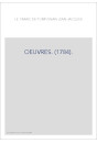 OEUVRES. (1784).