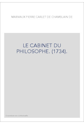 LE CABINET DU PHILOSOPHE. (1734).