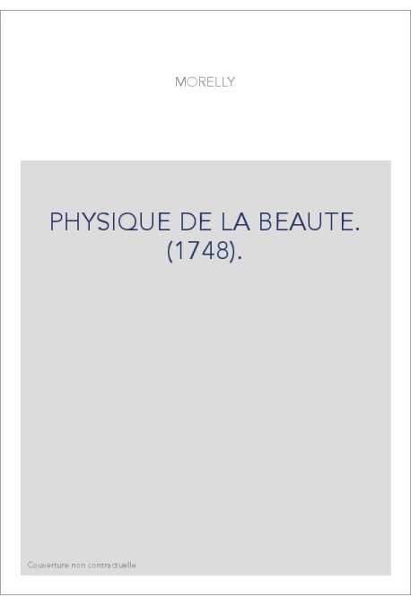 PHYSIQUE DE LA BEAUTE. (1748).