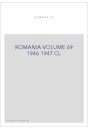 ROMANIA VOLUME 69 ( 1946 - 1947 )