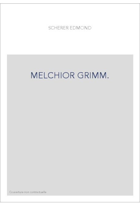 MELCHIOR GRIMM.