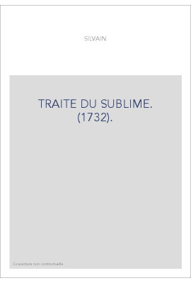 TRAITE DU SUBLIME. (1732).