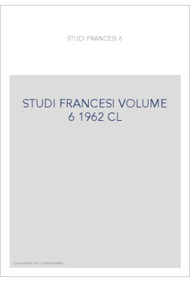STUDI FRANCESI T 6 (1962)
