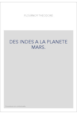 DES INDES A LA PLANETE MARS.