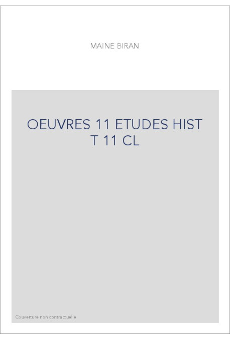 ETUDES HIST T 11 CL
