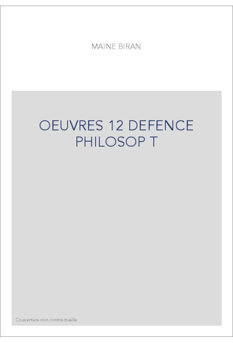 DEFENCE PHILOSOP T 12