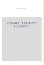 DEFENCE PHILOSOP T 12