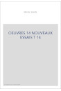 NOUVEAUX ESSAIS T 14