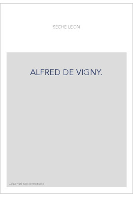 ALFRED DE VIGNY.