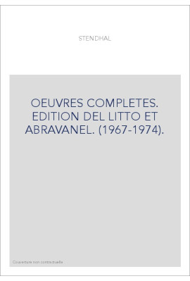 OEUVRES COMPLETES. EDITION DEL LITTO ET ABRAVANEL. (1967-1974).