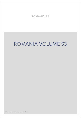 ROMANIA VOLUME 93