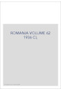 ROMANIA VOLUME 62  1936 CL