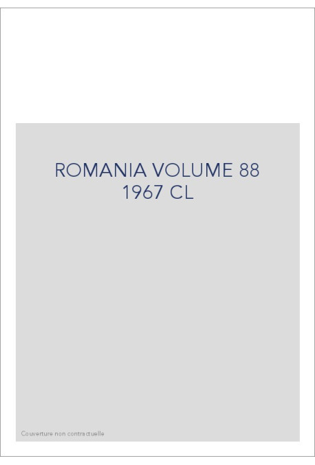 ROMANIA VOLUME 88  1967 CL