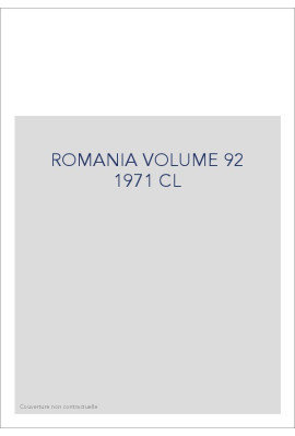 ROMANIA VOLUME 92  1971 CL