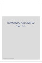 ROMANIA VOLUME 92  1971 CL