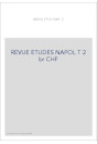 REVUE ETUDES NAPOL T 2 br CHF