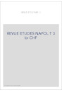 REVUE ETUDES NAPOL T 3 br CHF