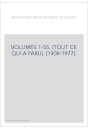 REVUE D'HISTOIRE ECONOMIQUE ET SOCIALE VOLUMES 1-55. (TOUT CE QUI A PARU). (1908-1977).