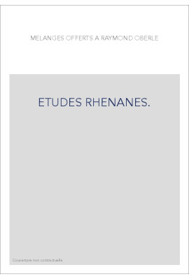 ETUDES RHENANES.