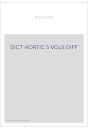 DICT HORTIC 5 VOLS DIFF