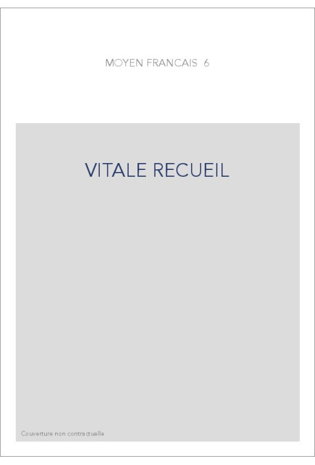 VITALE RECUEIL