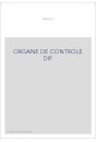 ORGANE DE CONTROLE DIF