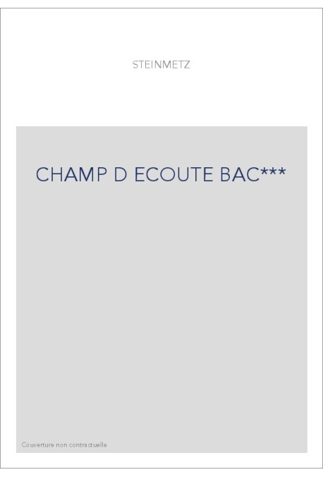 CHAMP D ECOUTE BAC***