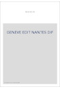 GENEVE EDIT NANTES DIF