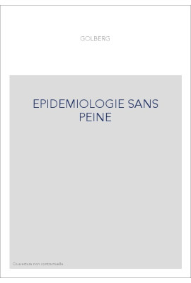 EPIDEMIOLOGIE SANS PEINE