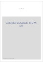 GENESE SOCIALE INDIVI. DIF