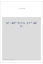 SCHRIFT BUCH LEKTURE DI