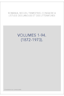 VOLUMES 1-94. (1872-1973).