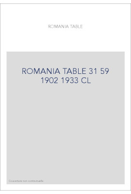 ROMANIA T 31-59(1902-1933)CL