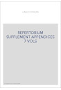 REPERTORIUM BIBLIOGRAPHICUM.AVEC LE SUPPLEMENT ET LES APPENDICES.