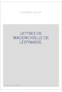 LETTRES DE MADEMOISELLE DE LESPINASSE.
