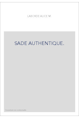 SADE AUTHENTIQUE.