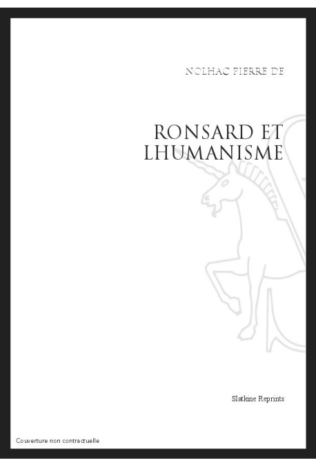 RONSARD ET L'HUMANISME.